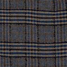 Low Classic Wool Check Shirt Blue