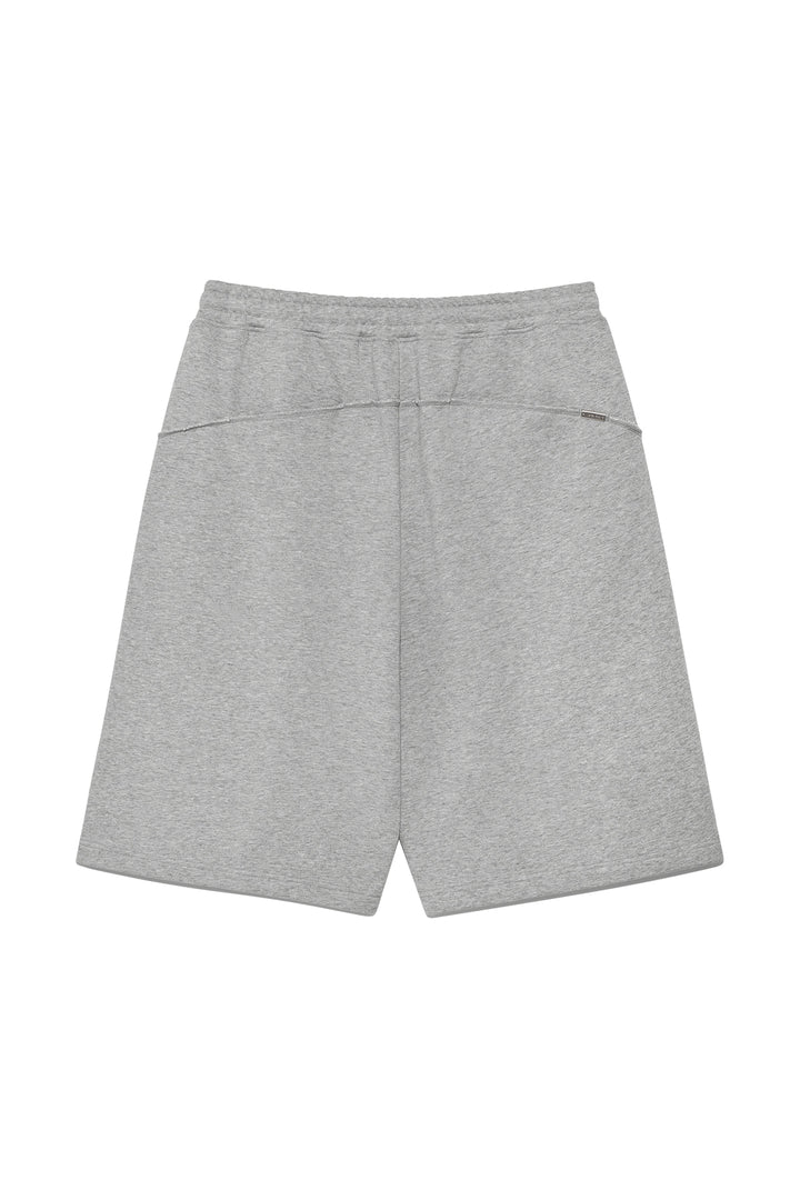 Matinkim Banding Bermuda Sweatpants For Men IN Grey