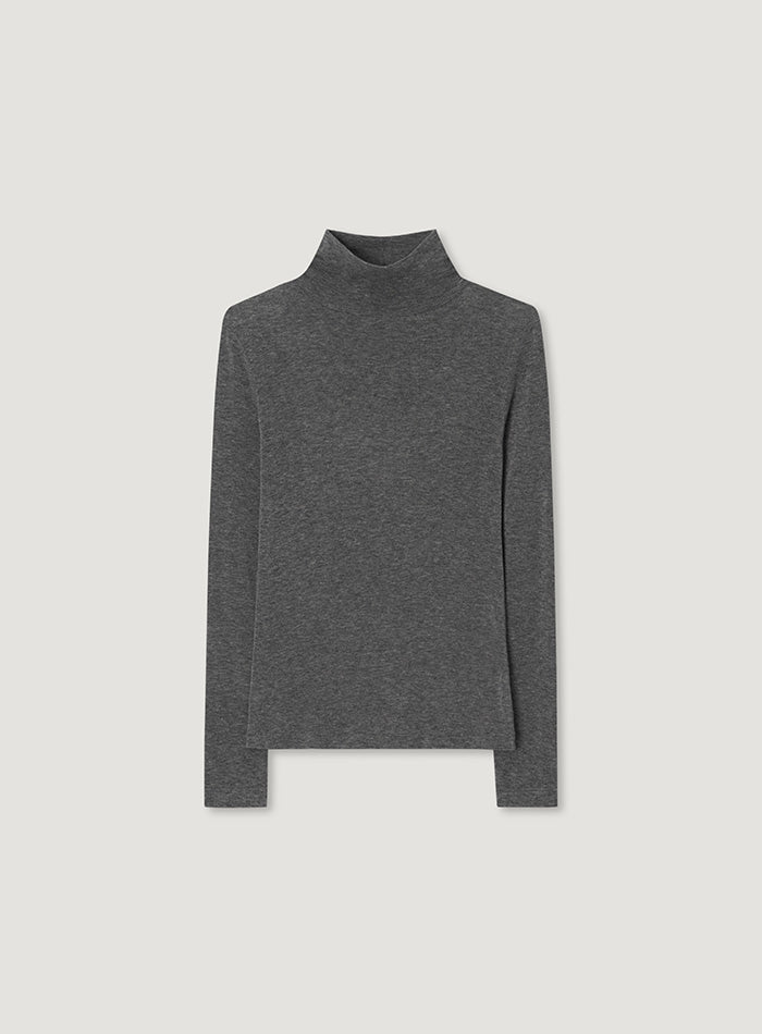Mango Maniplease Sheerly Turtle Tee Grey