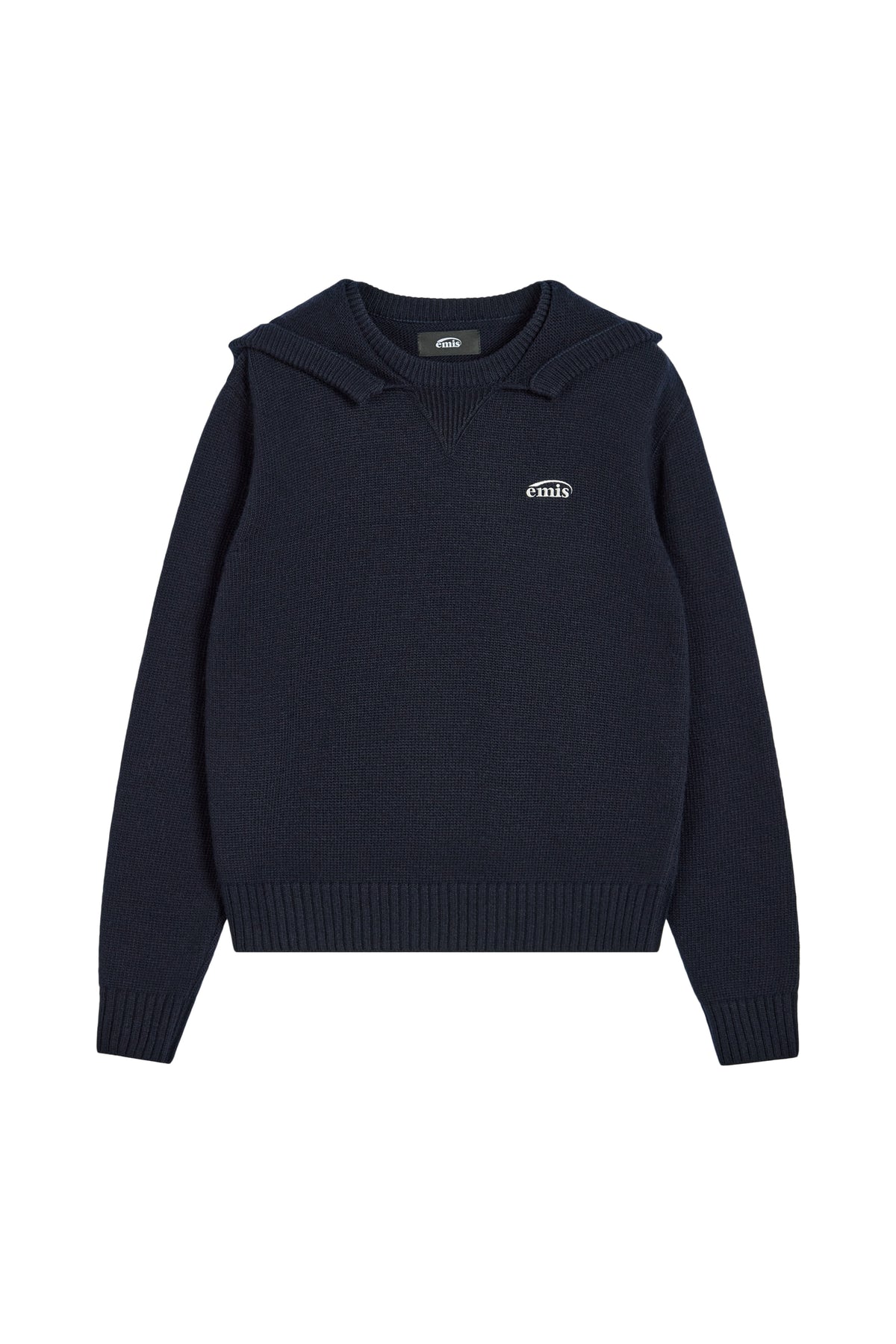 Emis Lounge Knit Pants-Navy