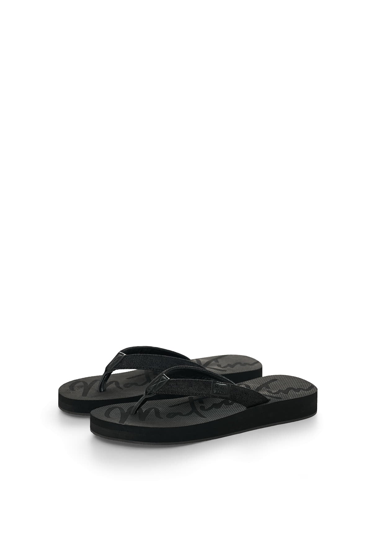 Matinkim Matin Denim Loop Flip Flop IN Black