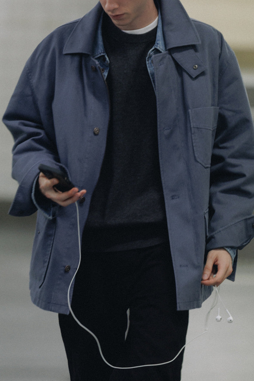 Dunst Unisex Chore Jacket Blue