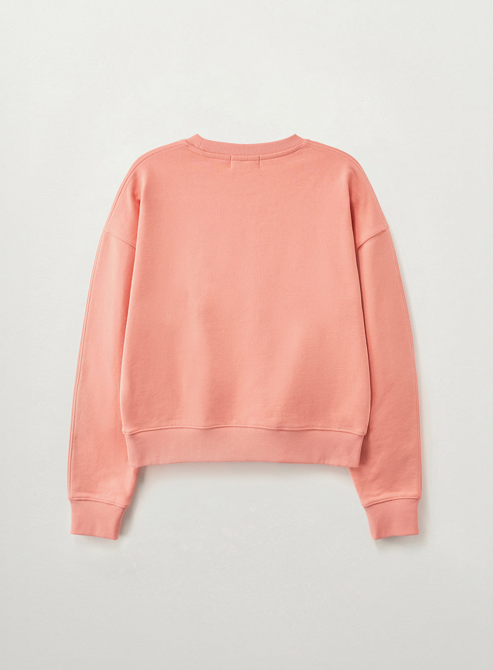 Satur (W) Lugo Basic Crop Sweatshirt - Pink