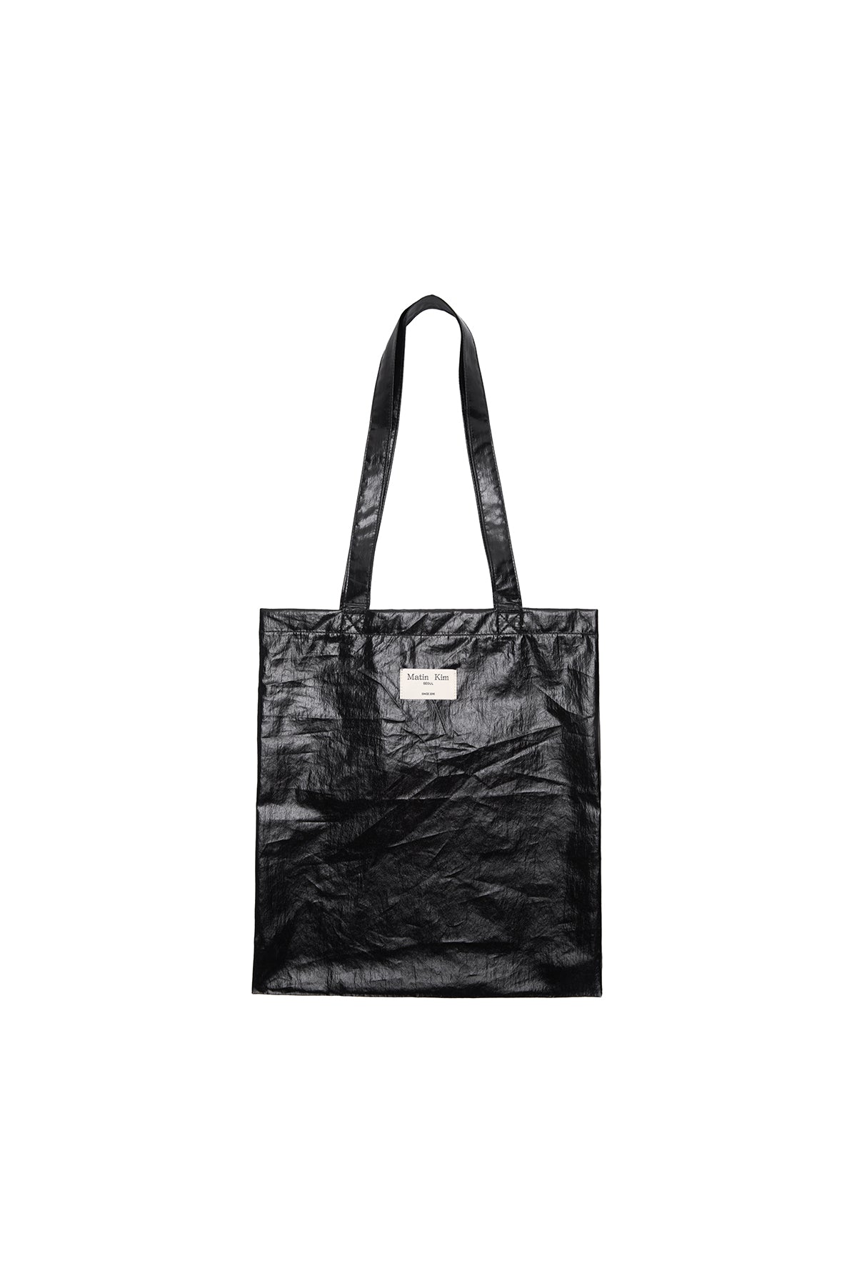 [matinkim] MATIN POPPIN ECOBAG IN STRONG BLACK