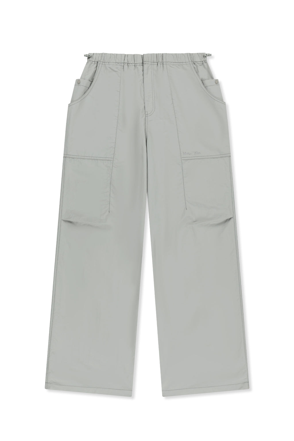 [matinkim] Multi Panel Parachute Pants IN Light Grey