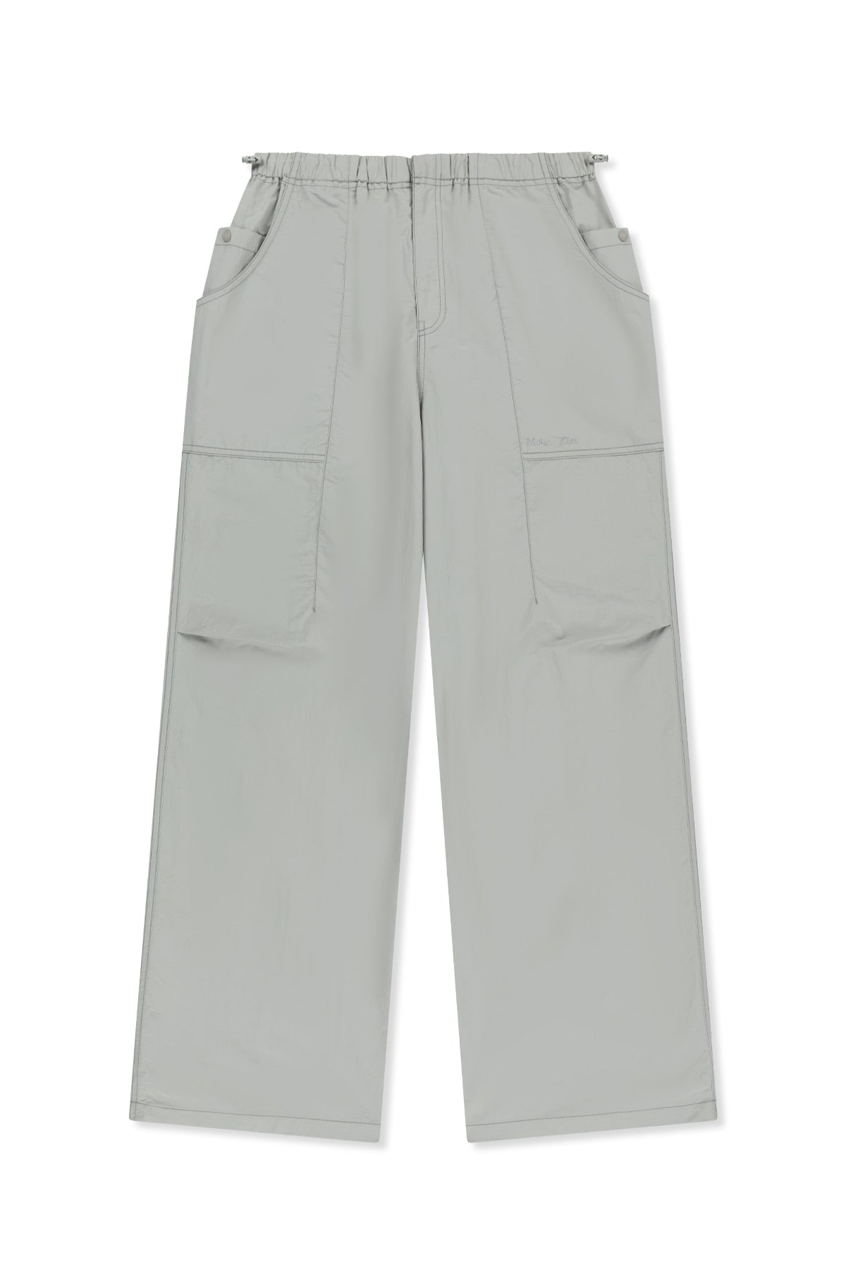 [matinkim] Multi Panel Parachute Pants IN Light Grey