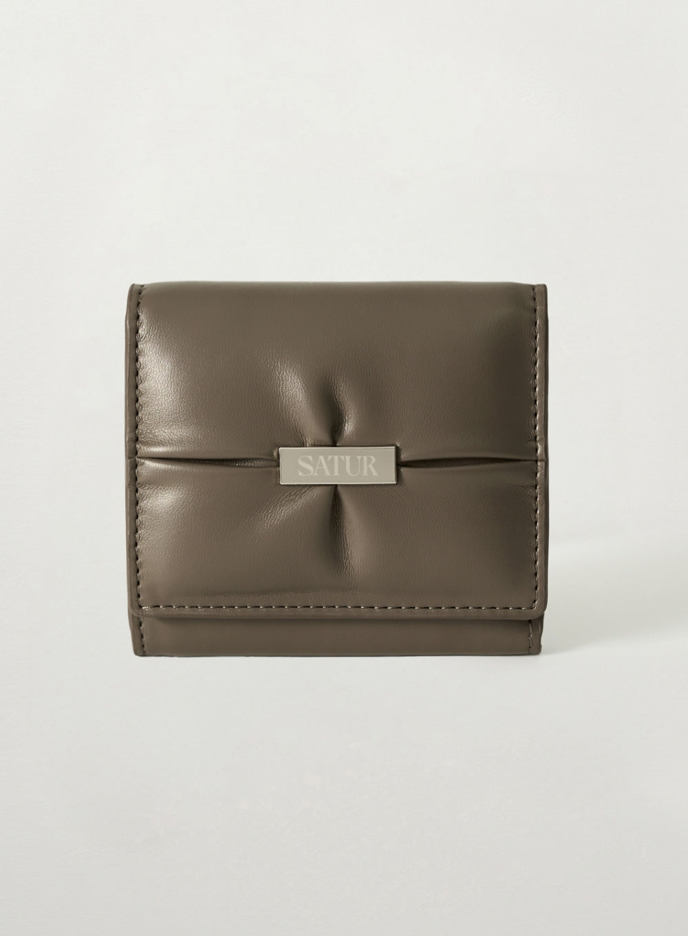 [satur] Orta Padded Wallet - Brown