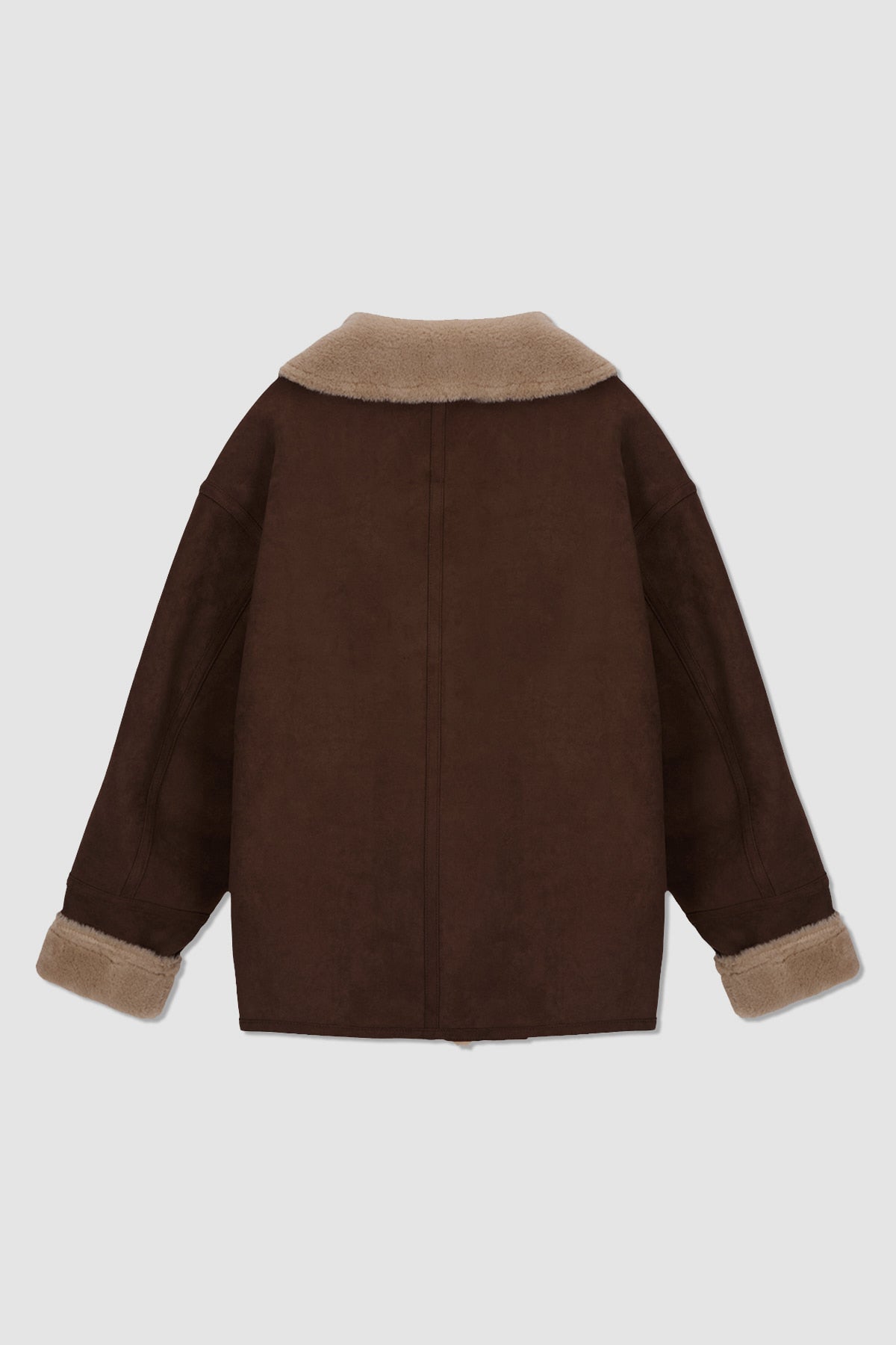 Matinkim Oversize Reversible Mustang Jumper IN Brown