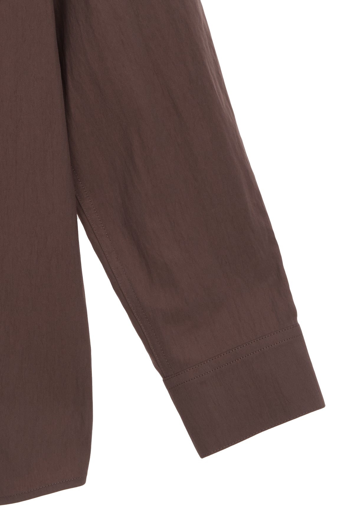 [matinkim] STITCH POINT SHIRT FOR MEN IN BROWN