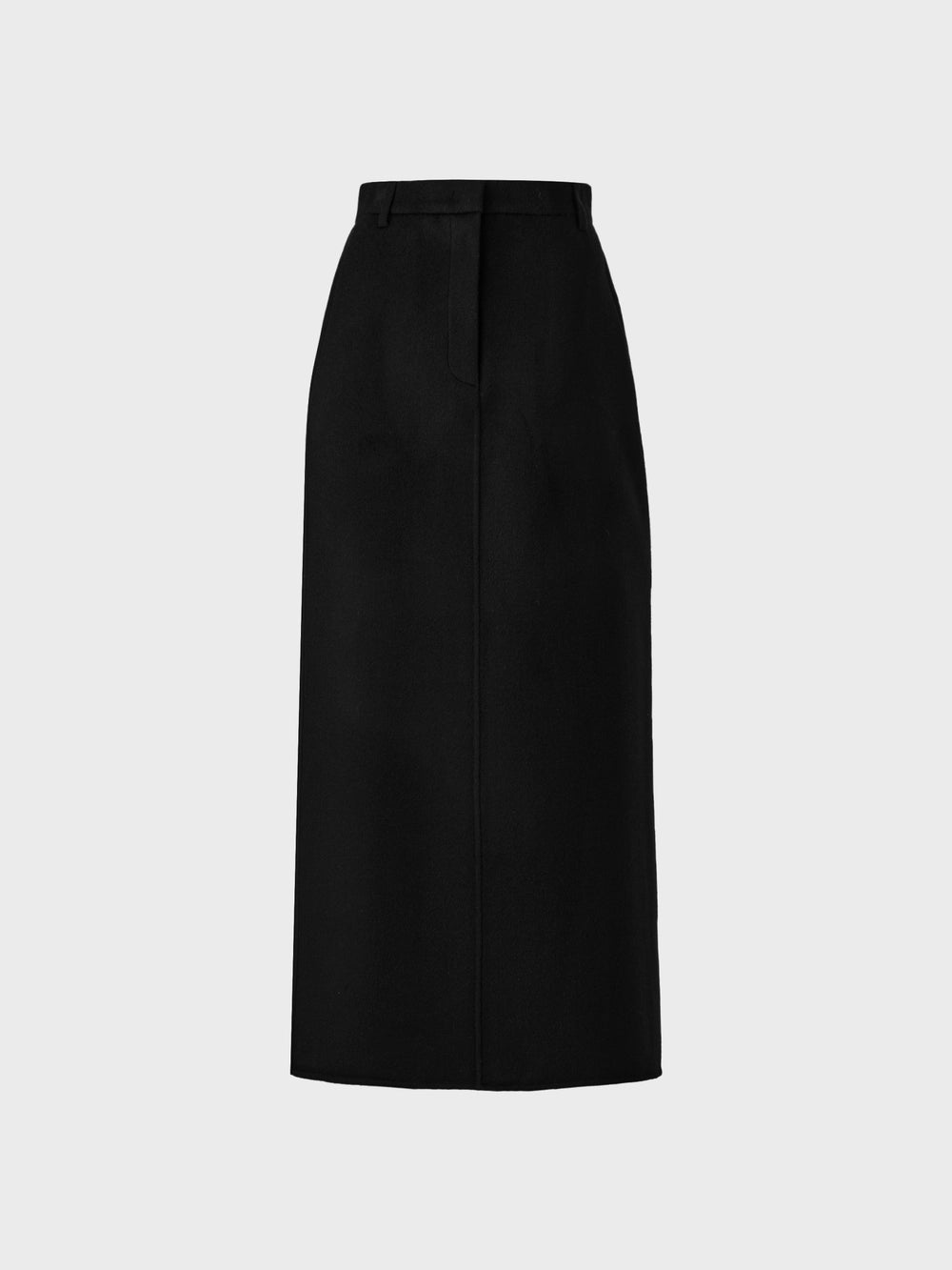 EENK Straight Classic Long Skirt - Black