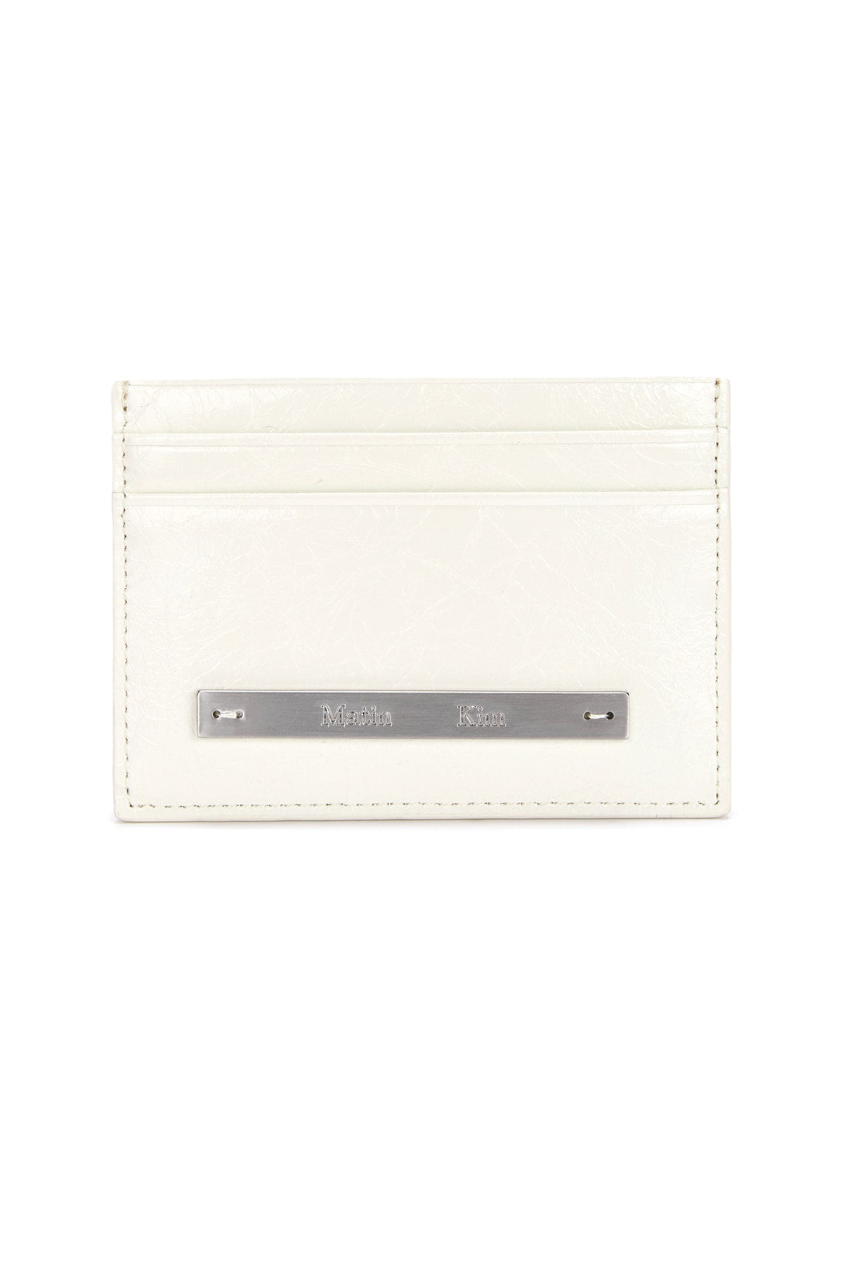Matinkim Glossy Card Wallet IN Ivory