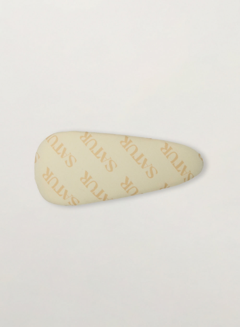[satur] (W) Classic Logo Big Hair Pin - Cream