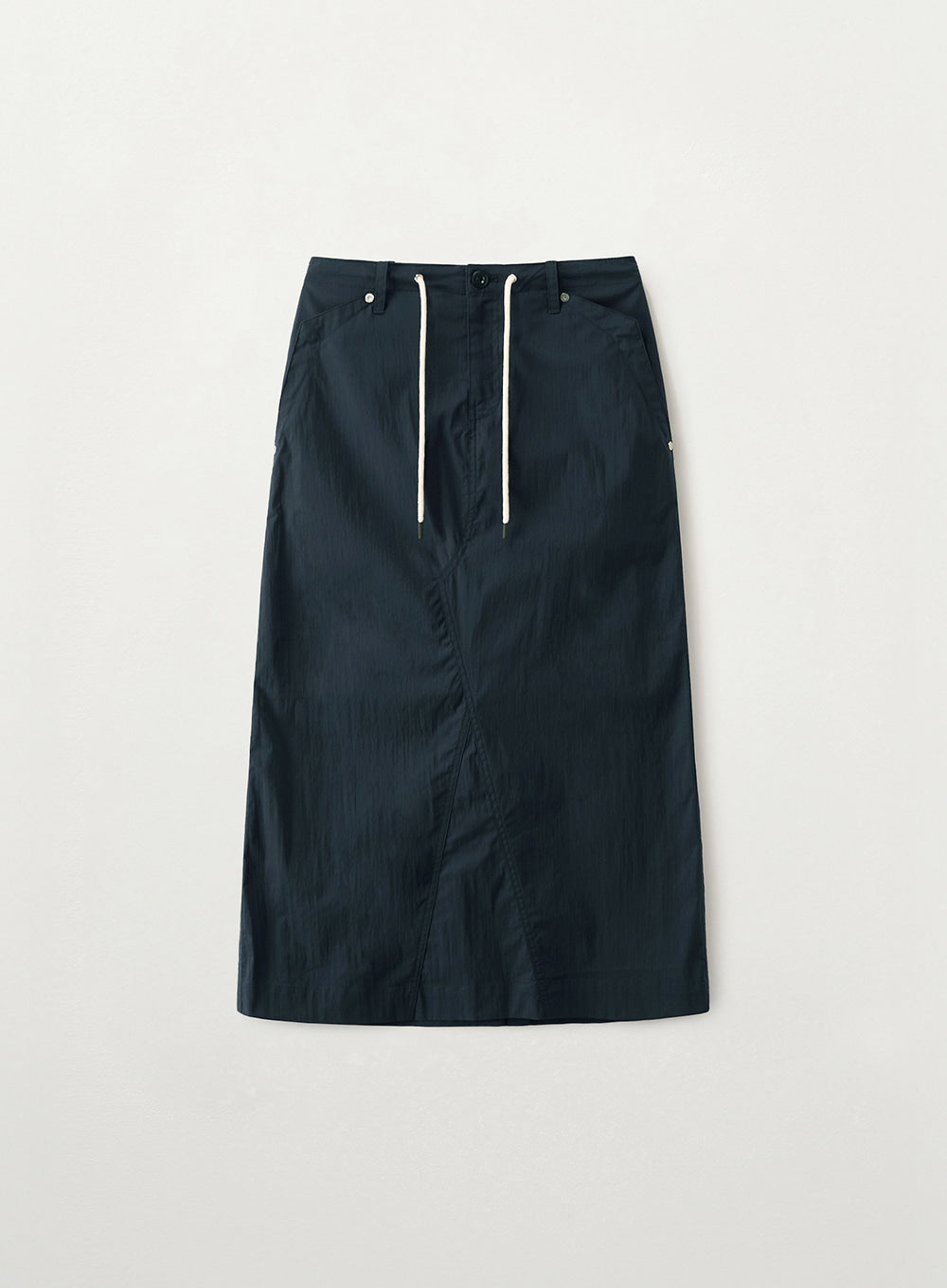 Satur Parachute Long Skirt - Navy