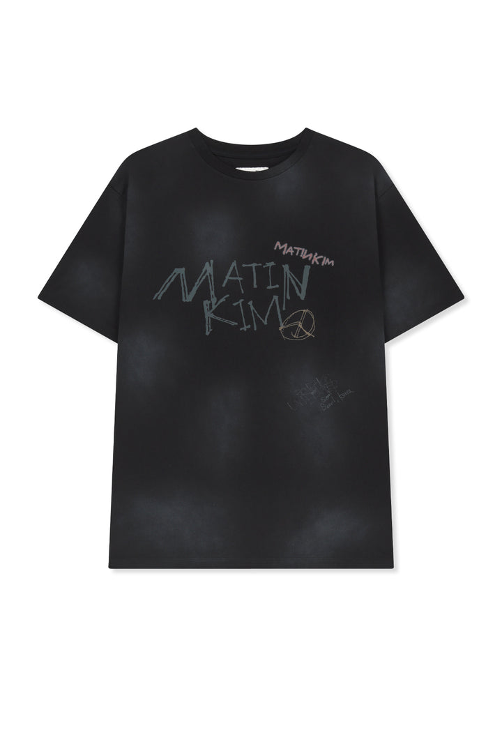 Matinkim Vintage Graffiti Logo Top IN Black