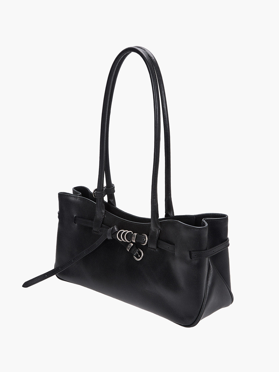 Margesherwood Grandma Used Shoulder Bag black pull-up