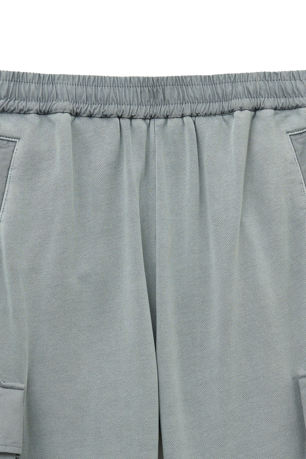 [matinkim] PIGMENT DYED CARGO PANTS FOR WOMEN IN LIGHT GREY