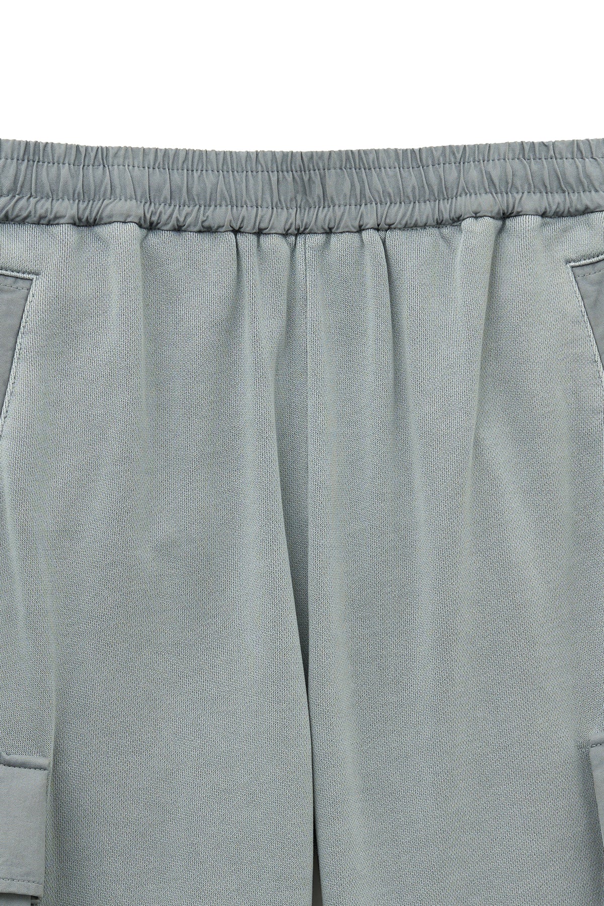 [matinkim] PIGMENT DYED CARGO PANTS FOR WOMEN IN LIGHT GREY
