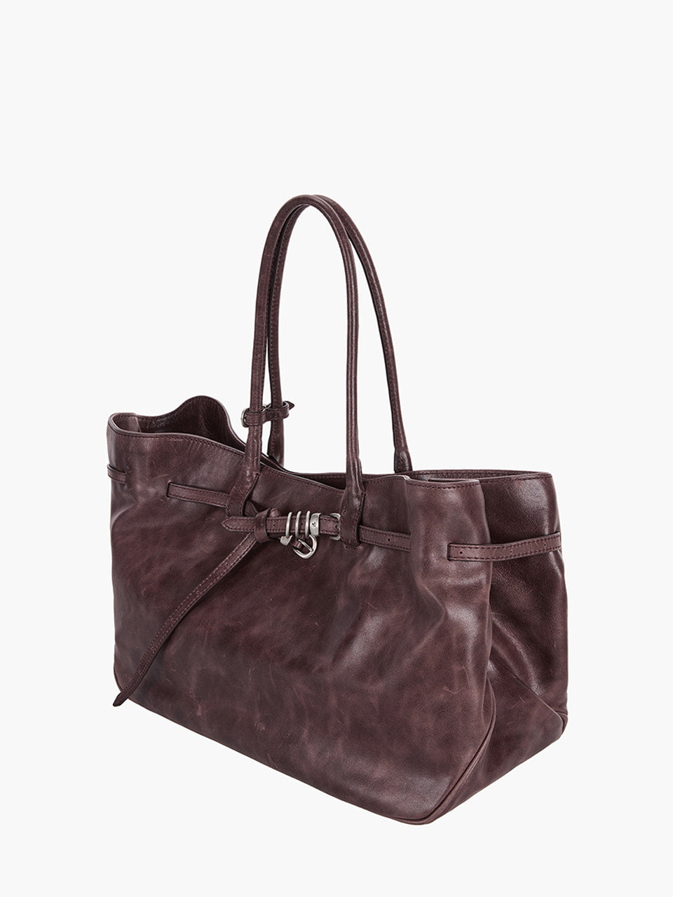 Margesherwood Grandma Used Bag Large wine pull-up