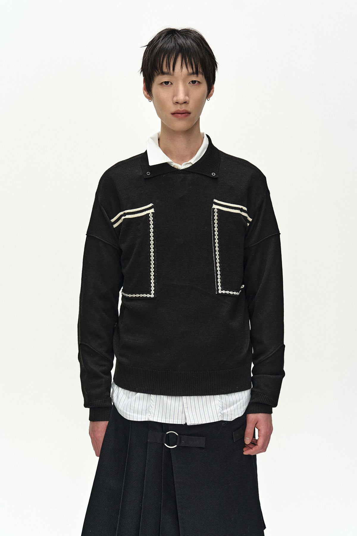 Andersson Bell Big Pocket Polo Sweater