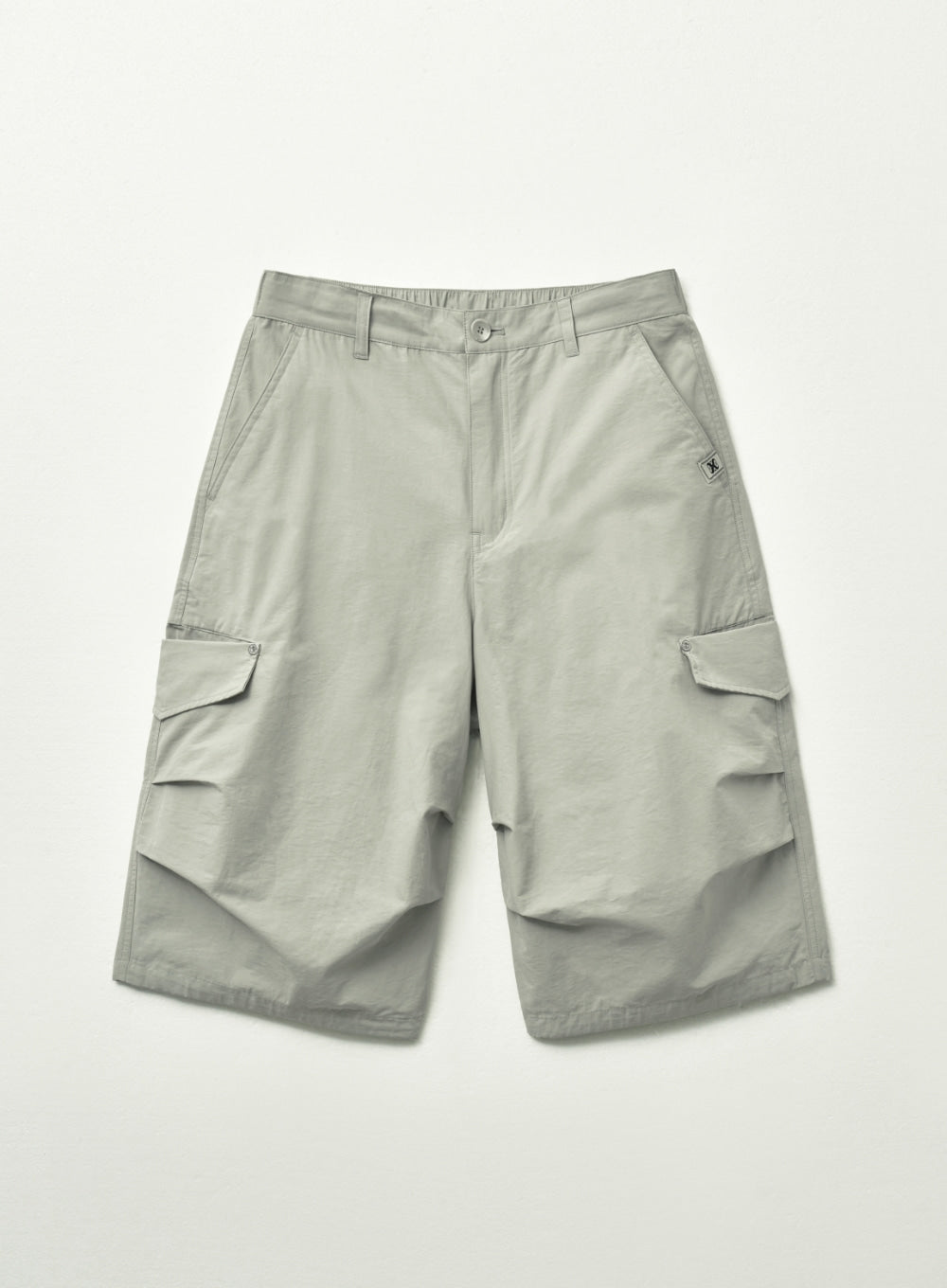 [satur] Nylon Parachute Shorts - Gray