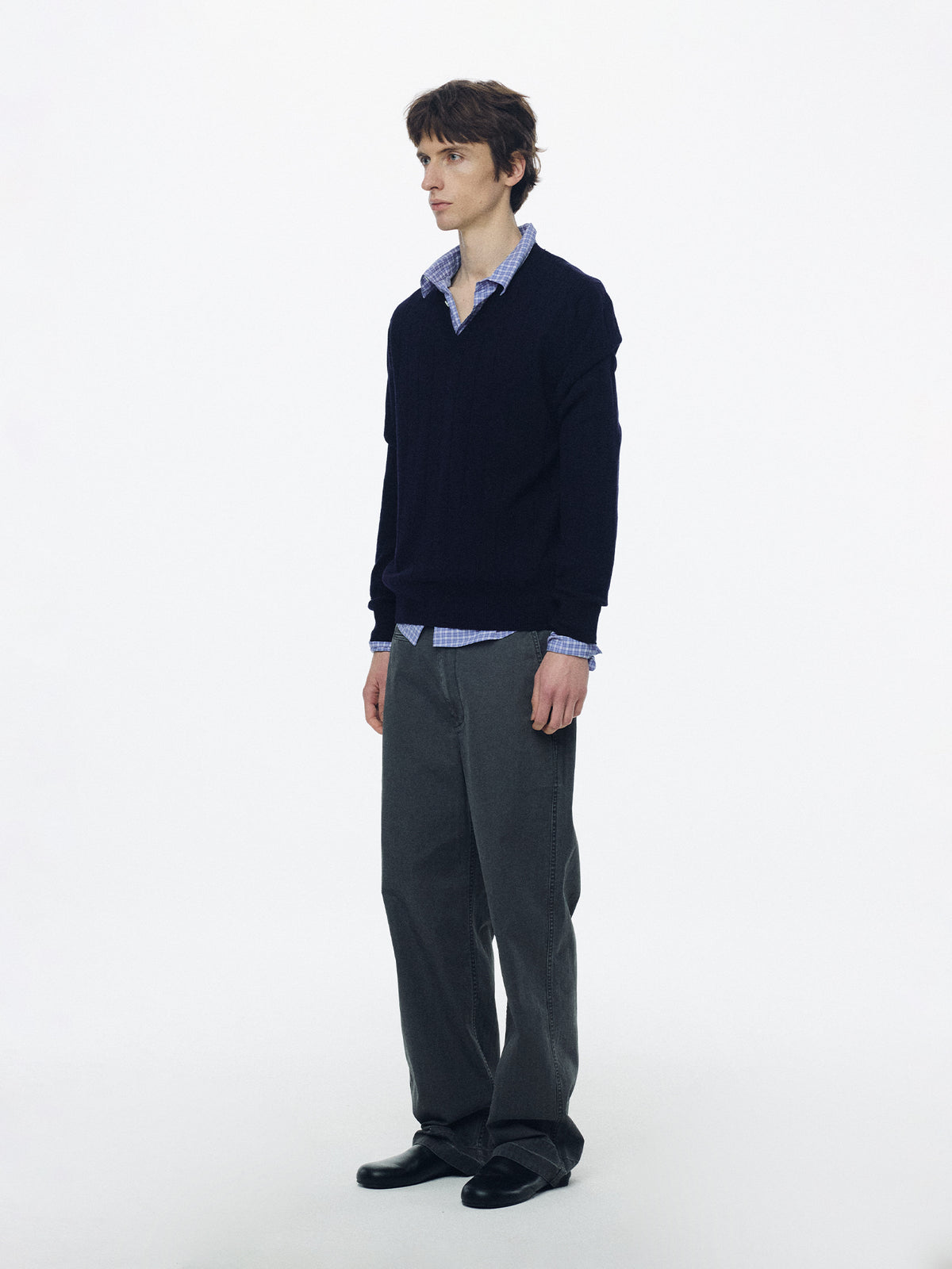 Nothing Written Almot wool knit (Charcoal)