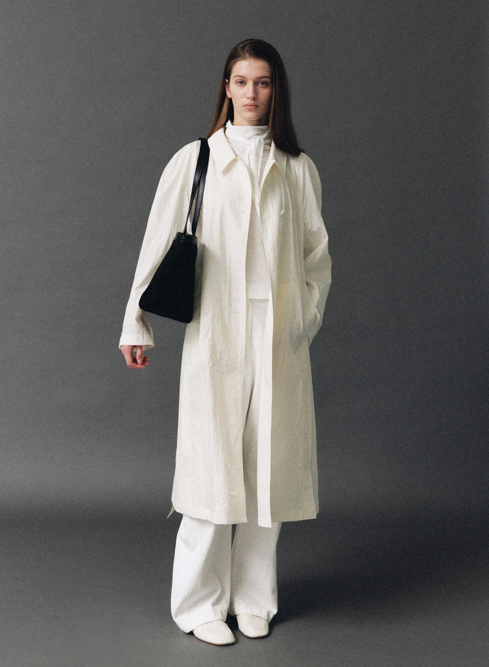 Kindersalmon Alma Coat Off-White