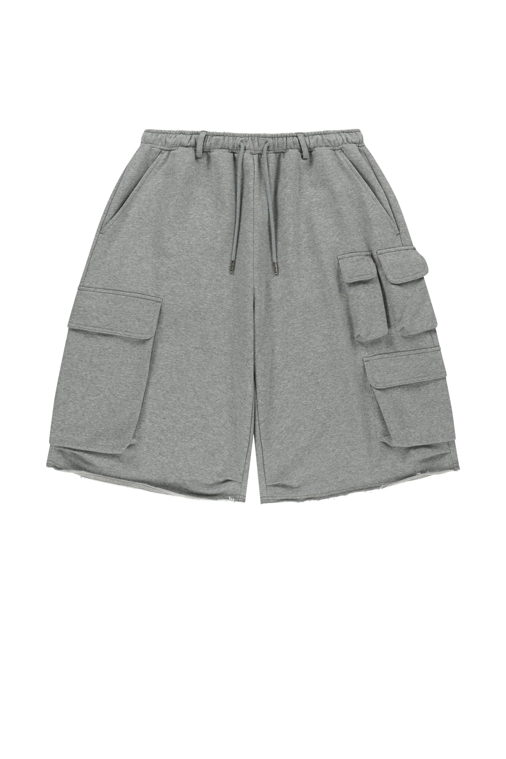 [matinkim] Terry Utility Pocket Bermuda Pants IN Grey