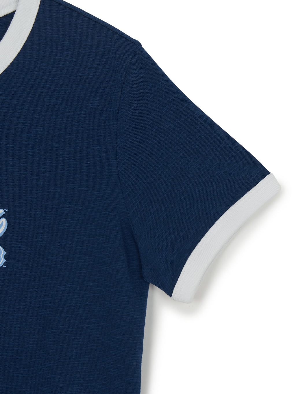 [mlb korea] Women's Varsity Lettering Slim Slub Ringer T-shirts