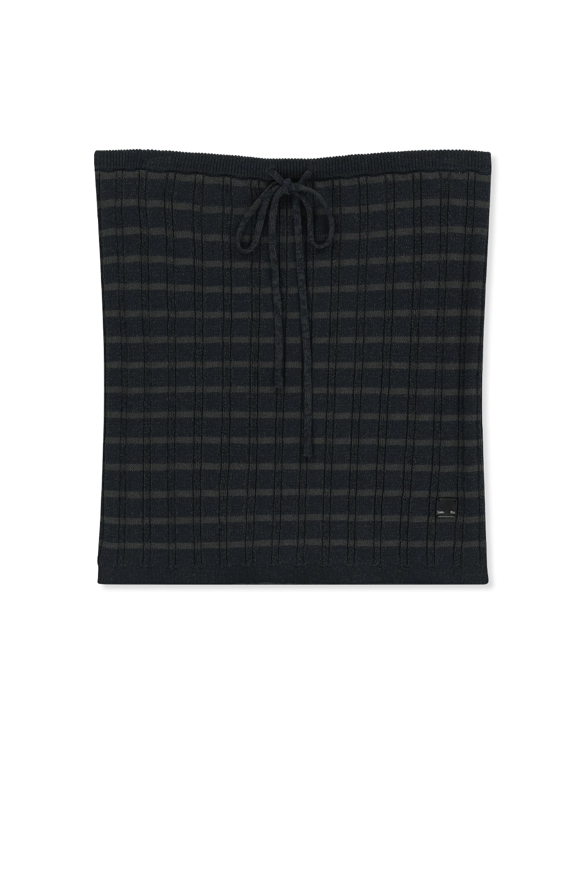 Matinkim Stripe Knit Tube Top IN Navy