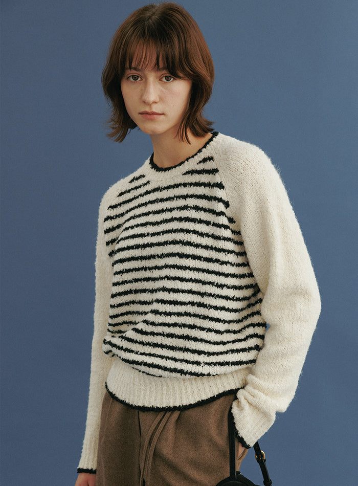 Mango Maniplease Mage Stripe Knit