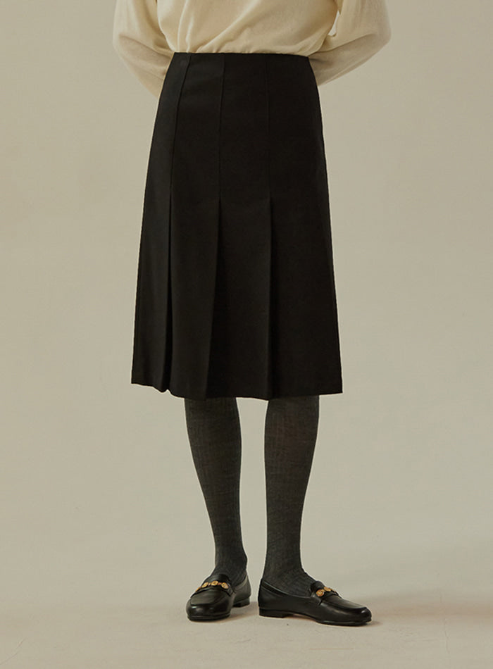 Mango Maniplease Classic Pleats Skirt