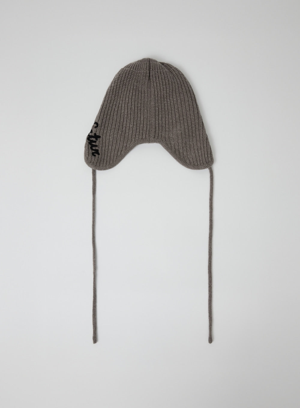 [satur] Earmuff Knit Beanie - Brown