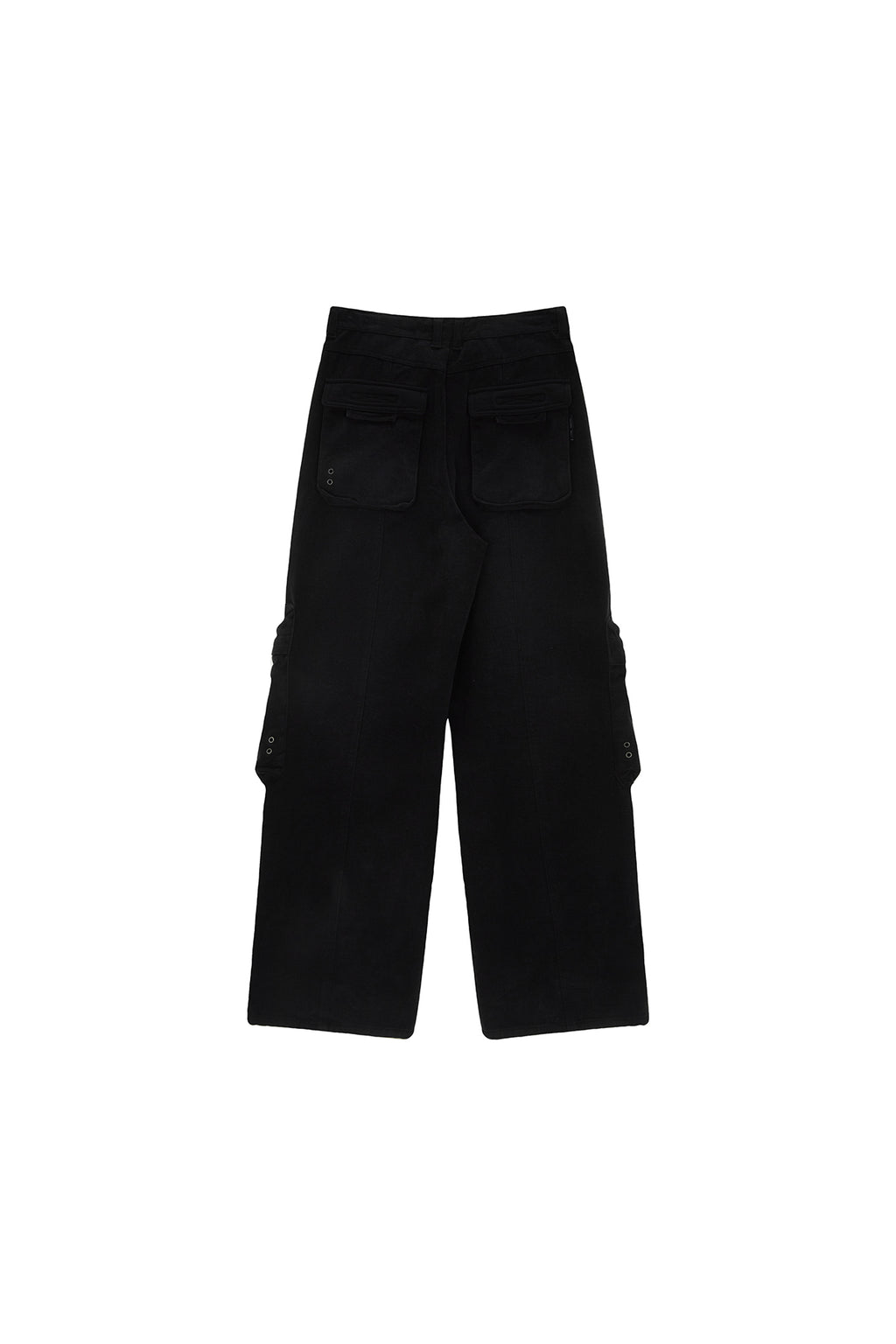 [matinkim] DIRTY WASHED HEAVY CARGO PANTS IN BLACK