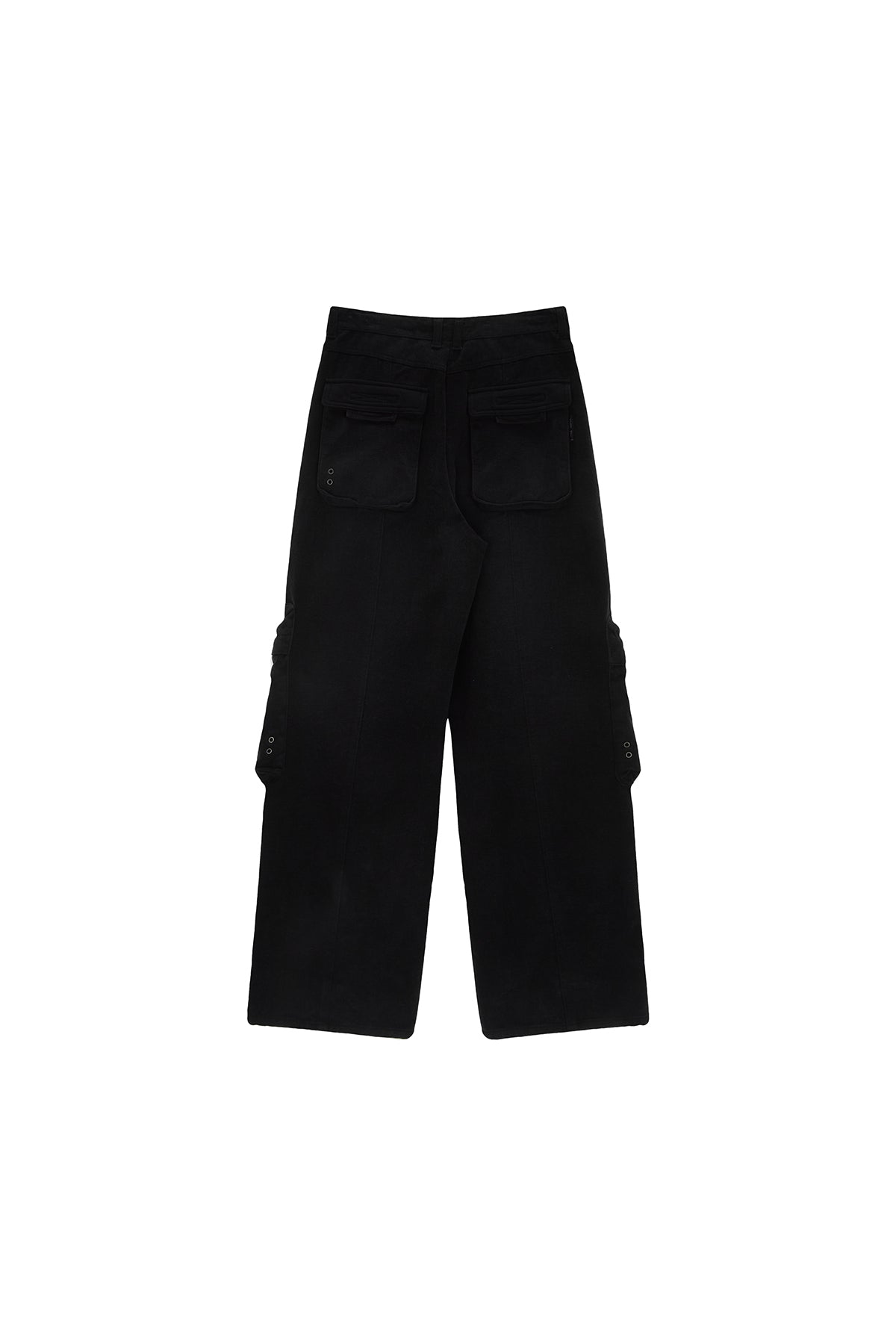 [matinkim] DIRTY WASHED HEAVY CARGO PANTS IN BLACK