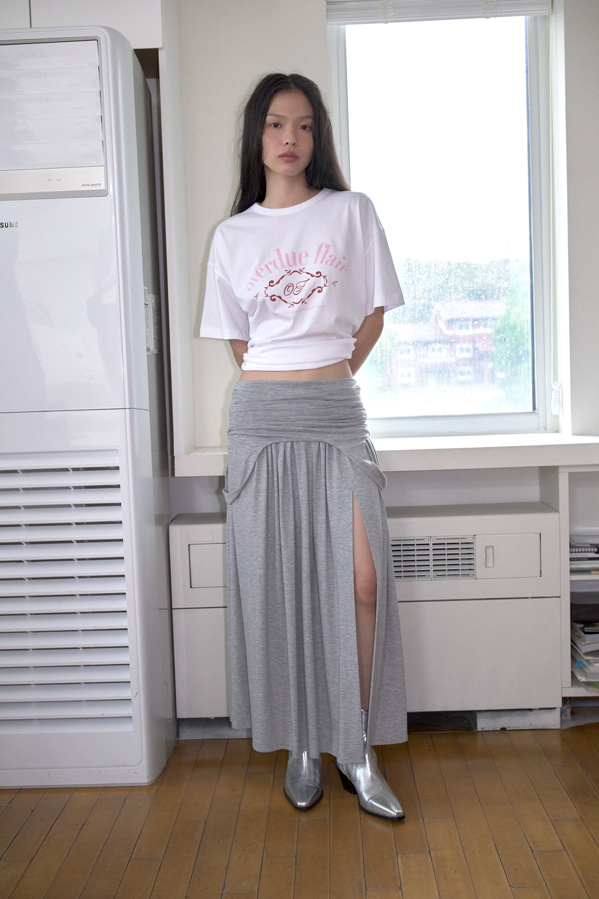 Overdueflair Overdue Artwork T-Shirt White
