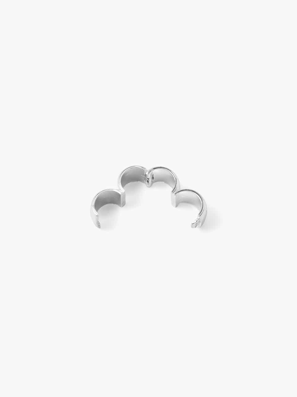 Margesherwood Double Bag Ring round silver