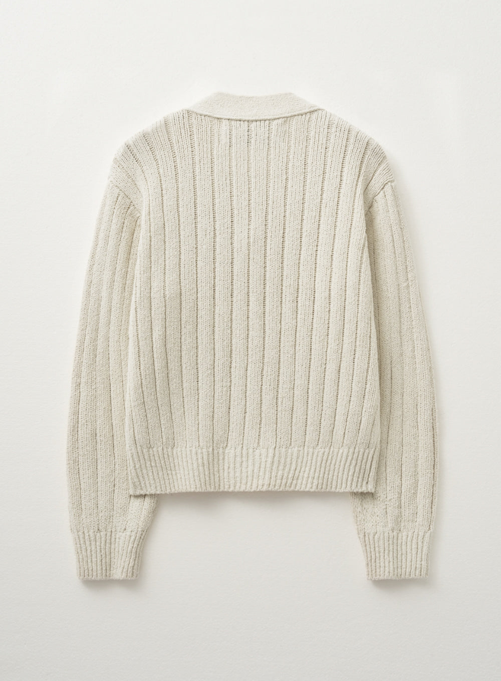 [satur] (W) Faro Over Size Boucle Cardigan - Lucent Ivory