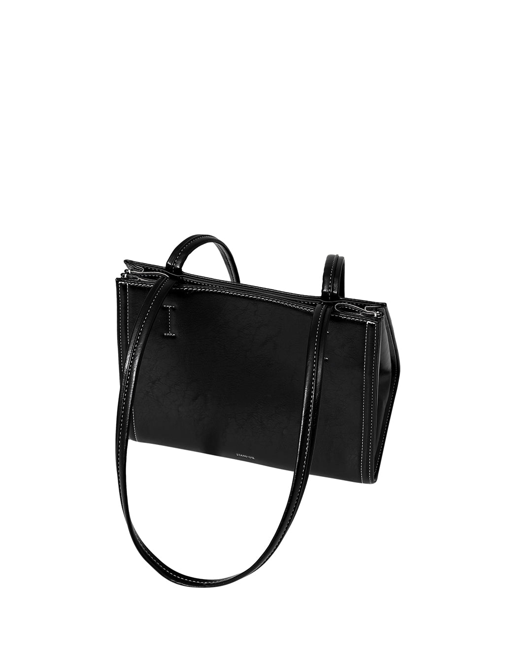 Mini Oblong Bag in Stitch Black