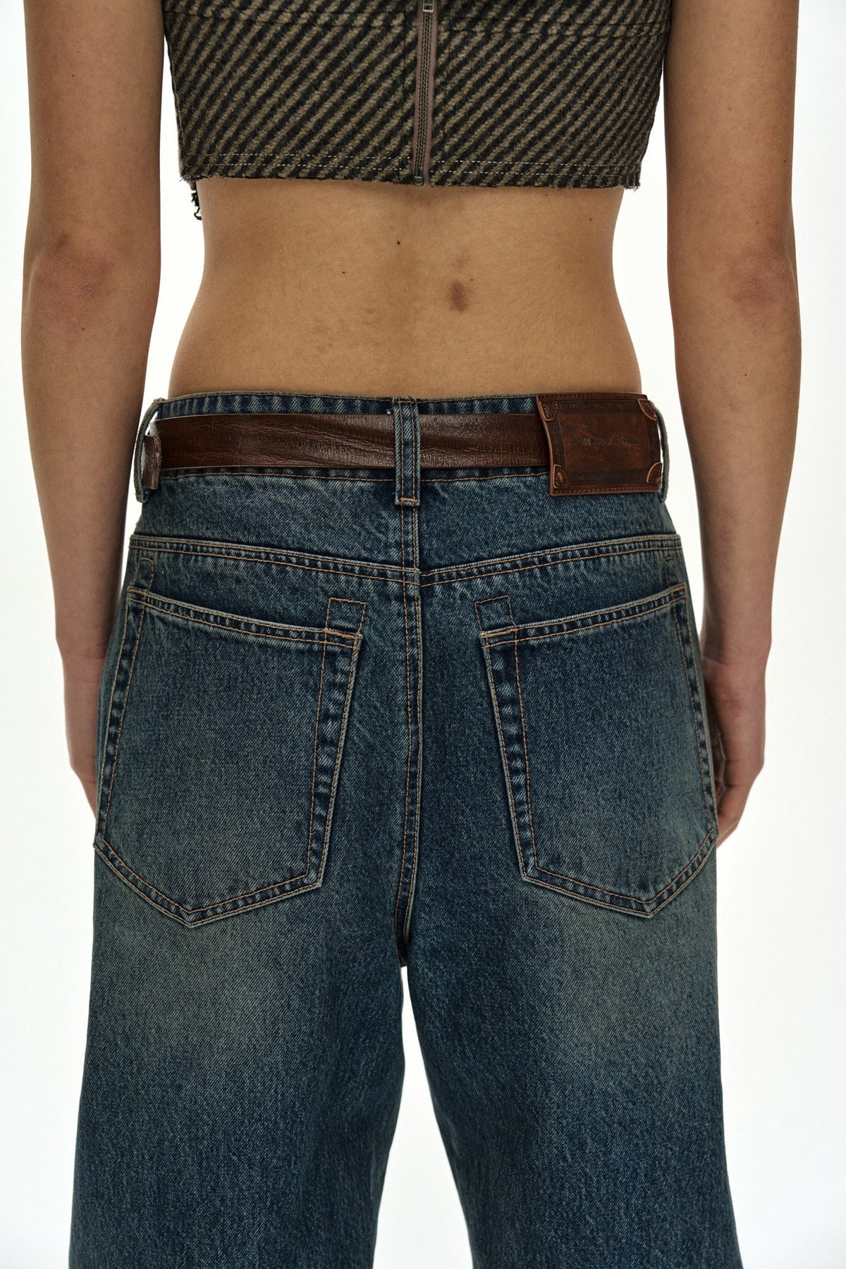 Andersson Bell Hook And Eye Curved Jeans