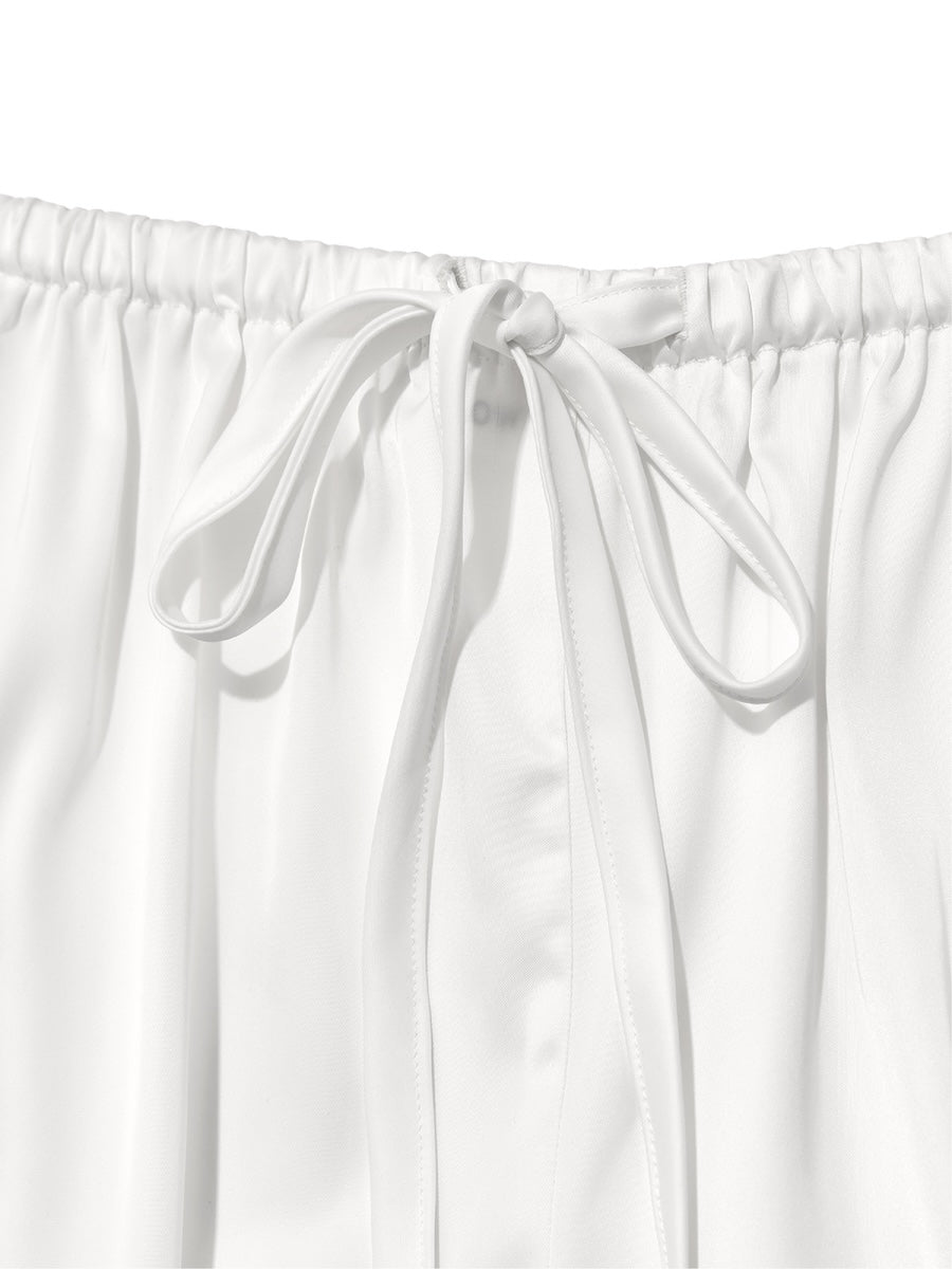GLOWNY Pumpkin Bloomer Shorts (White)