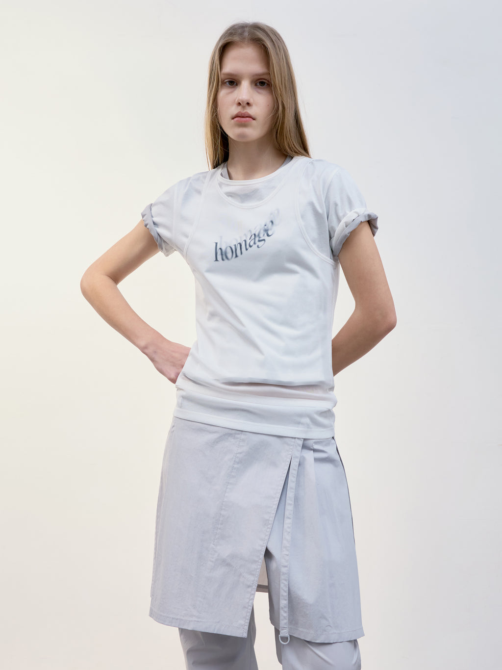 [low_classic] Homage T-Shirt
White