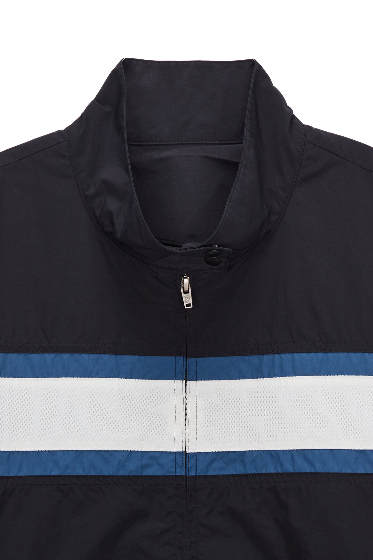 [matinkim] Mesh Mix Racing Jumper For Men IN Black