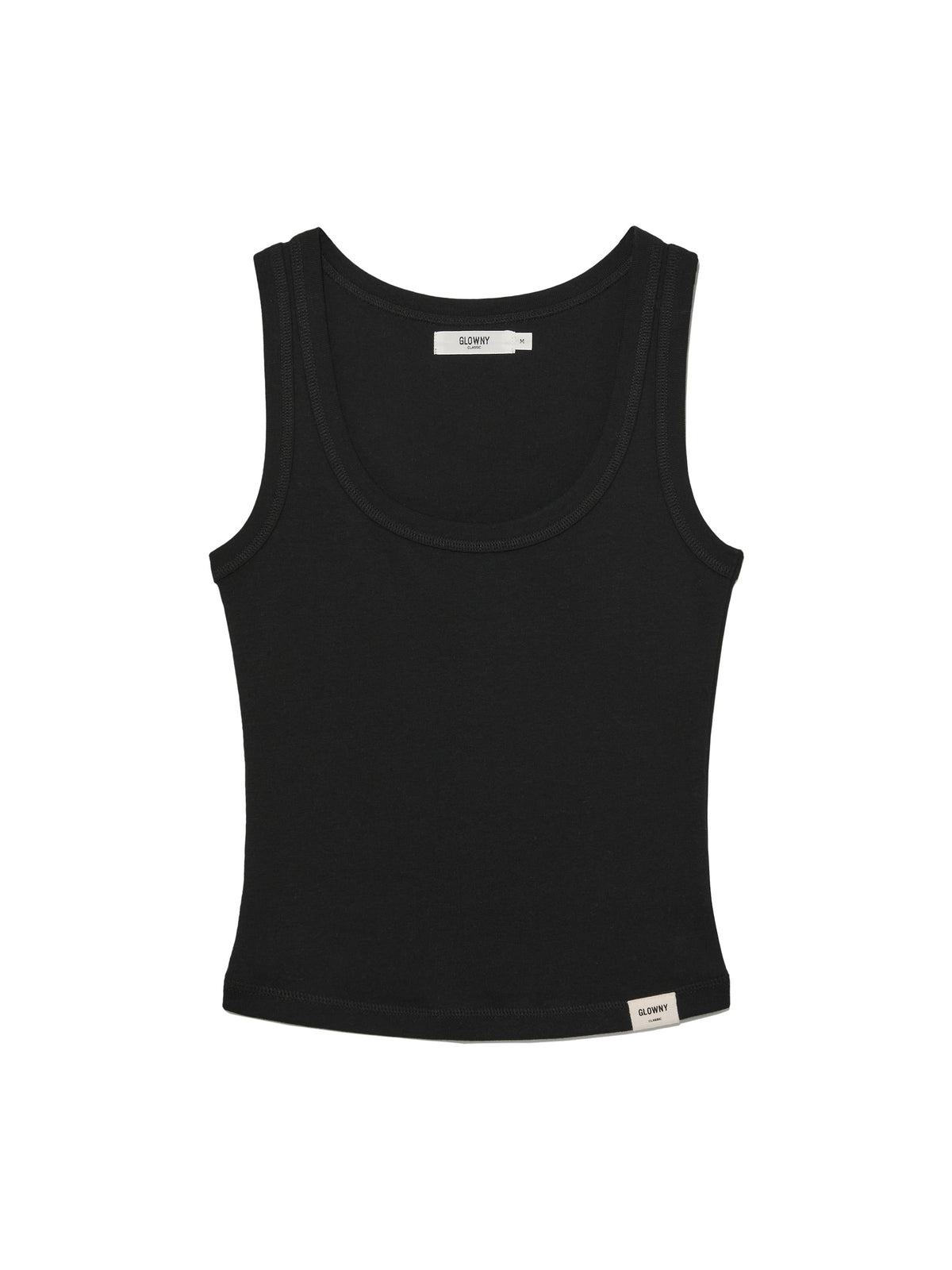 GLOWNY G Classic Scoop Neck Sleeveless (Black)