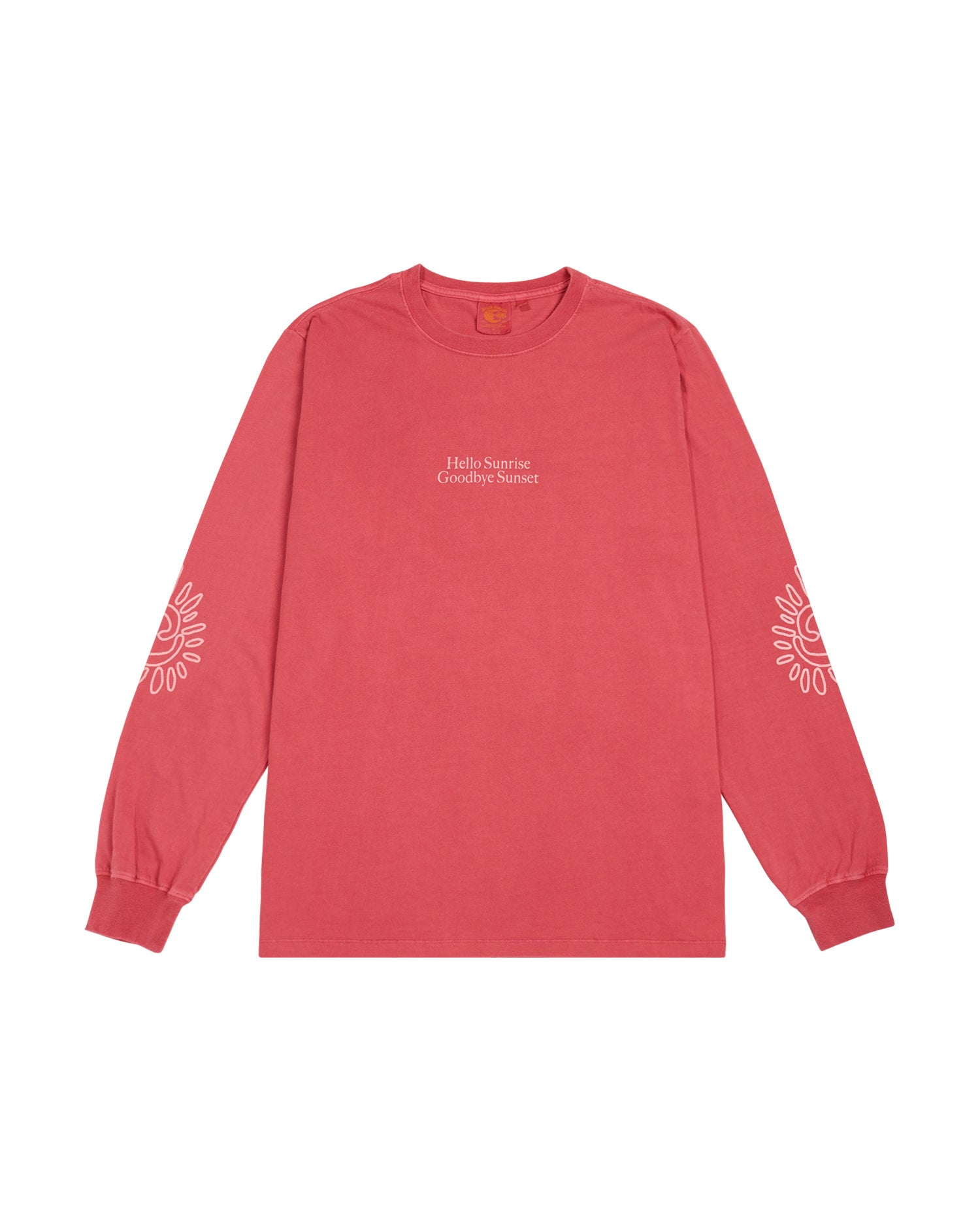 HS x Hank Classic Typo LS Tee_VTG Pink