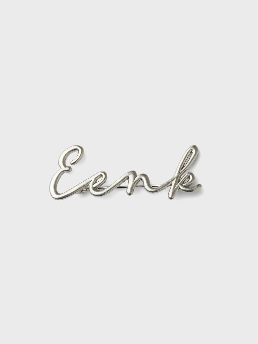 EENK Logo Brooch - Silver