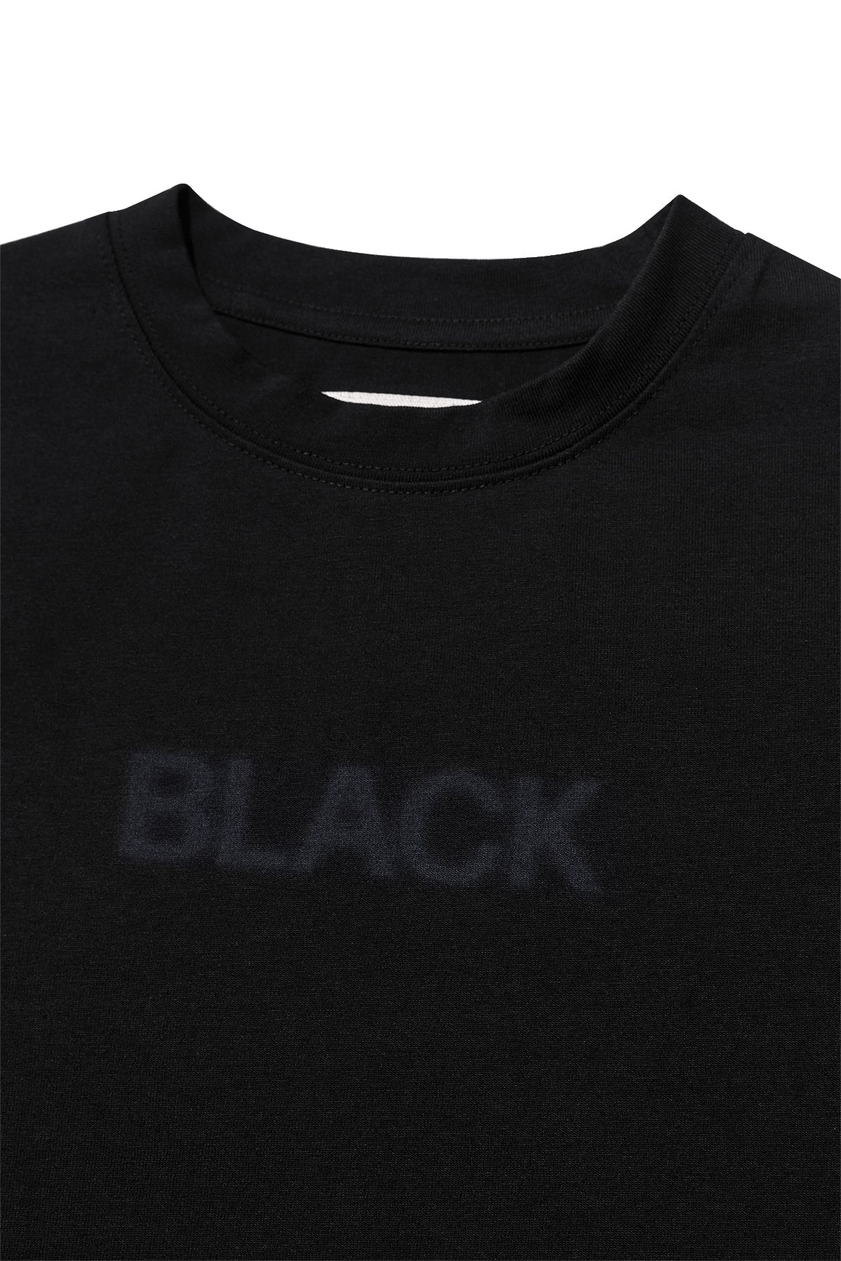 [matinkim] COLOR NAME PRINTING TOP IN BLACK