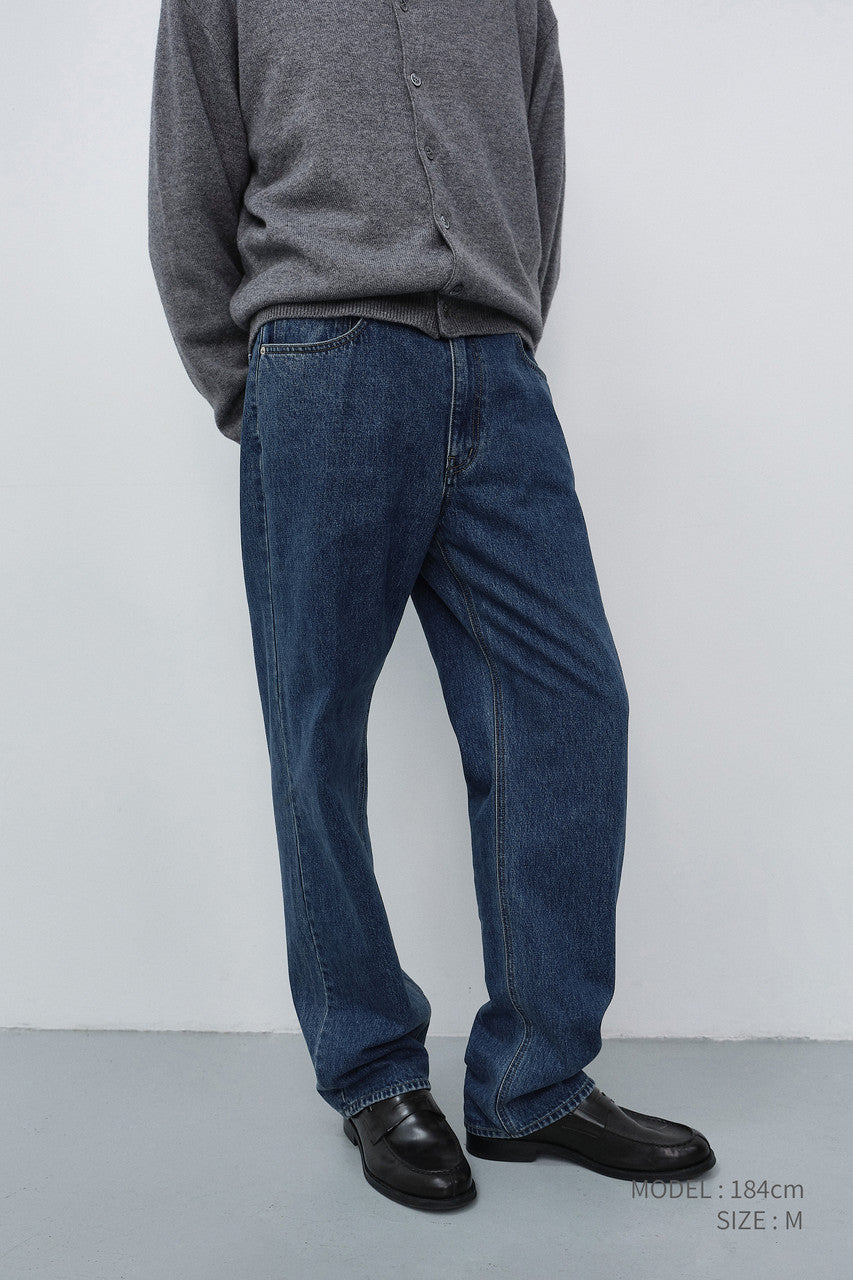 Dunst Essential Loose Jeans Classic Blue