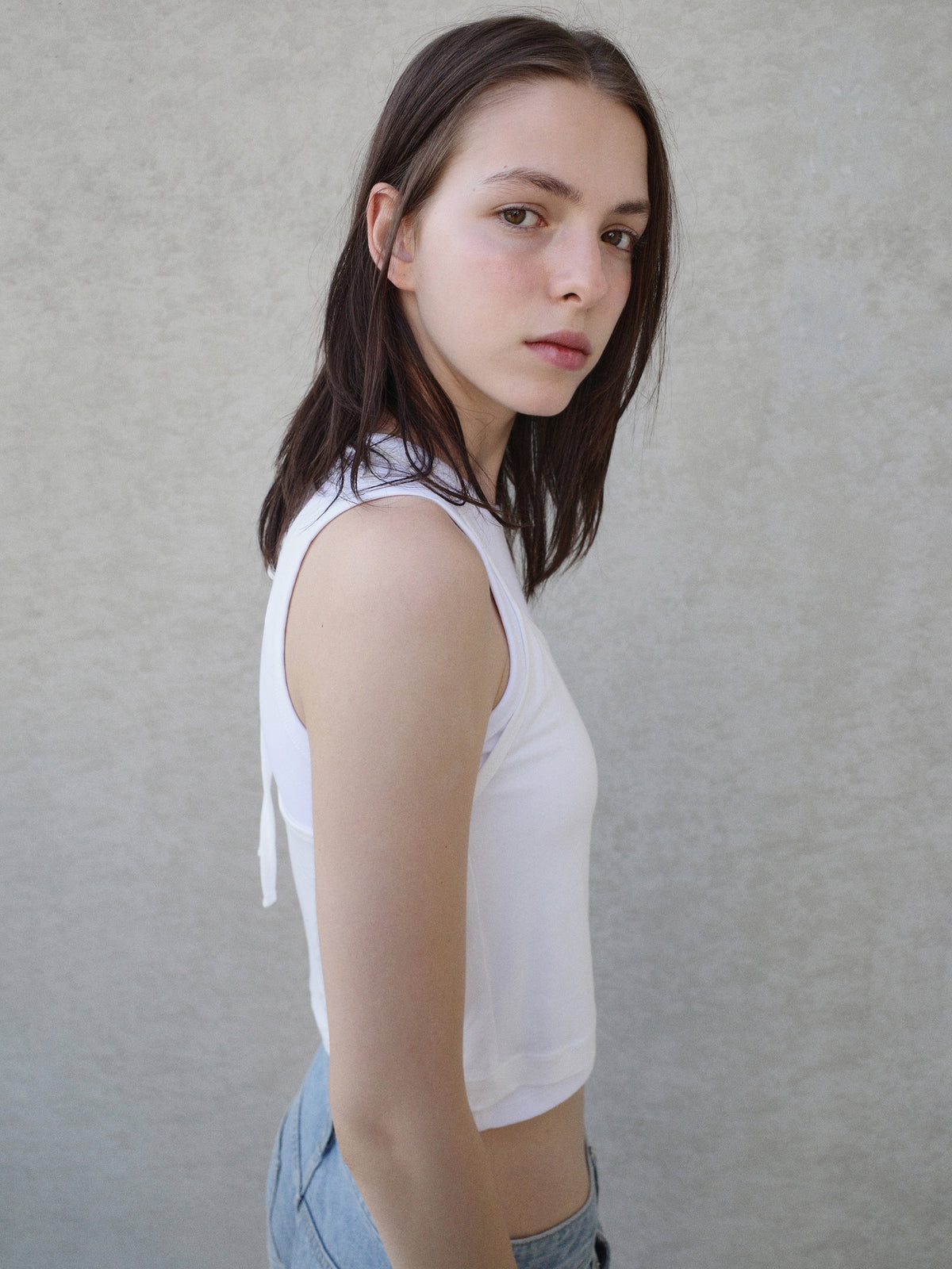 Low Classic Layered Short Sleeve T-Shirt Off White