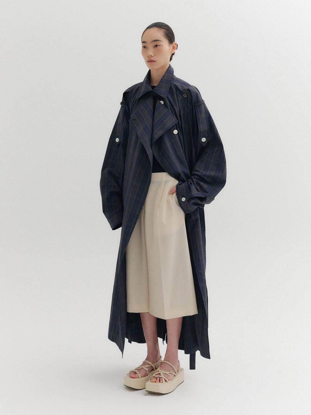 EENK Classic Trench Coat - Multi
