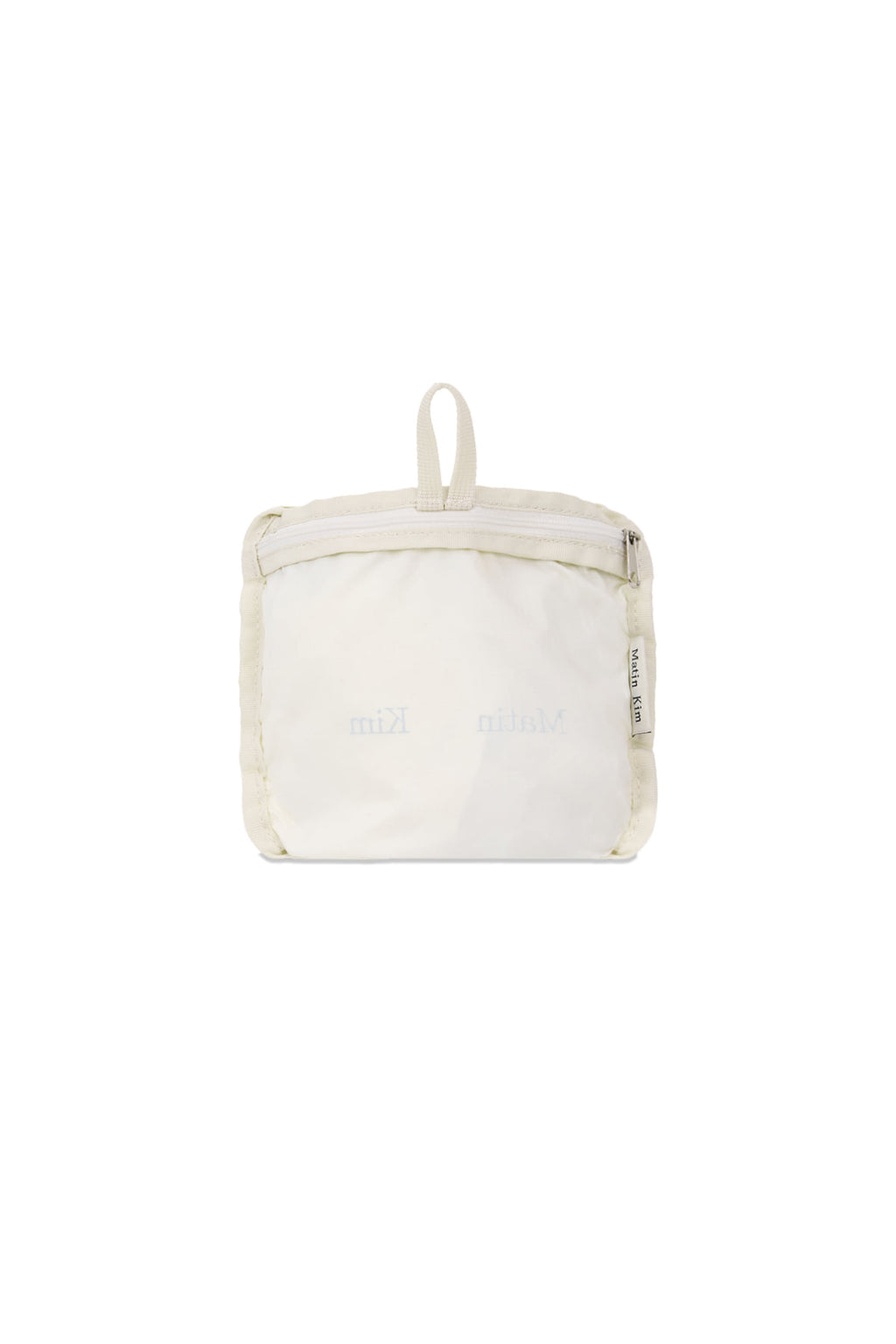 [matinkim] GLOSSY PACKABLE BACKPACK IN WHITE